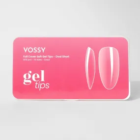 soft gel press on tipper - oval short