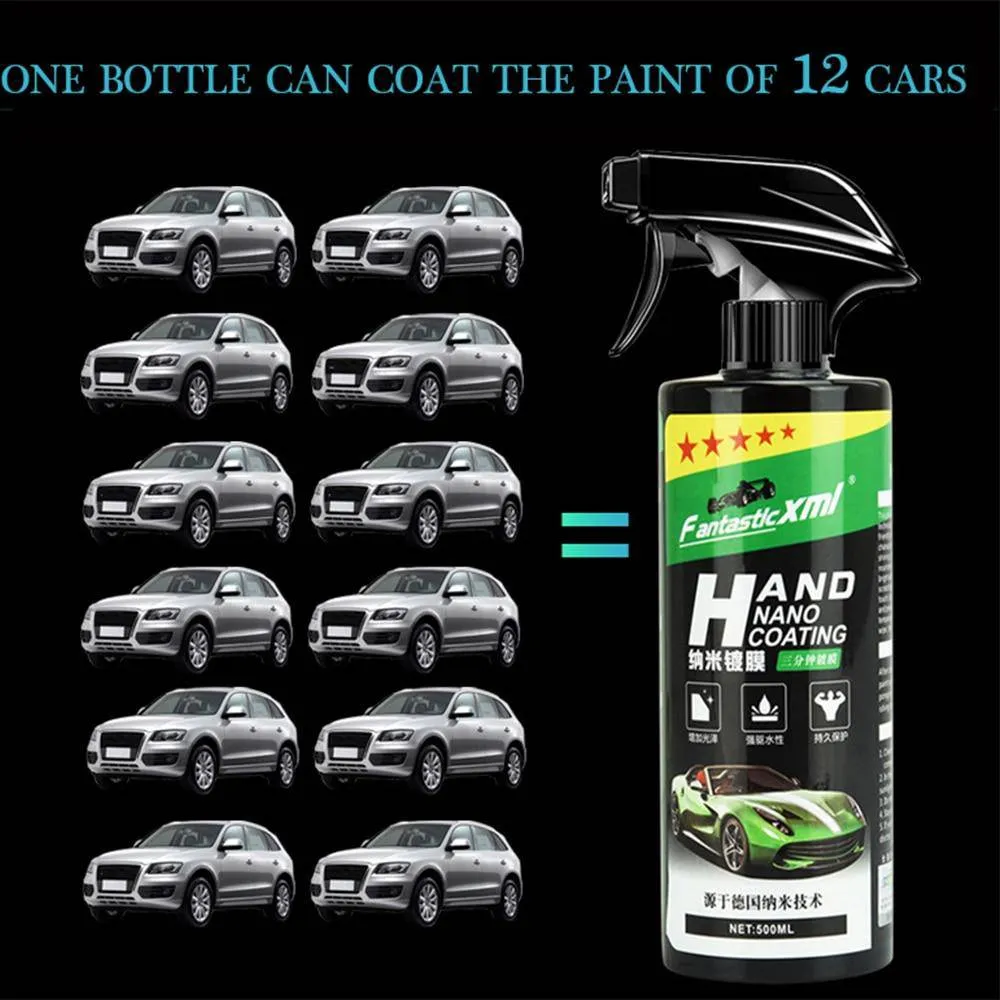 Spray Ceramic Car Top Coating Sealant Repellent Nano Glass Polishing Plated Crystal Liquid Hydrophobic Coating Waterproof Agent