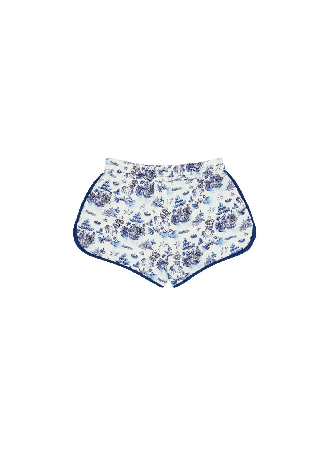 THE MIDDLE DAUGHTER SS24 BET YOUR BOTTOM DOLLAR Shorts in Willow Pattern