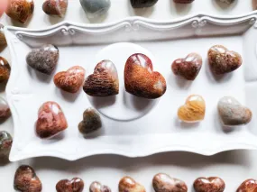 Thousand Layer Lodolite Quartz Heart