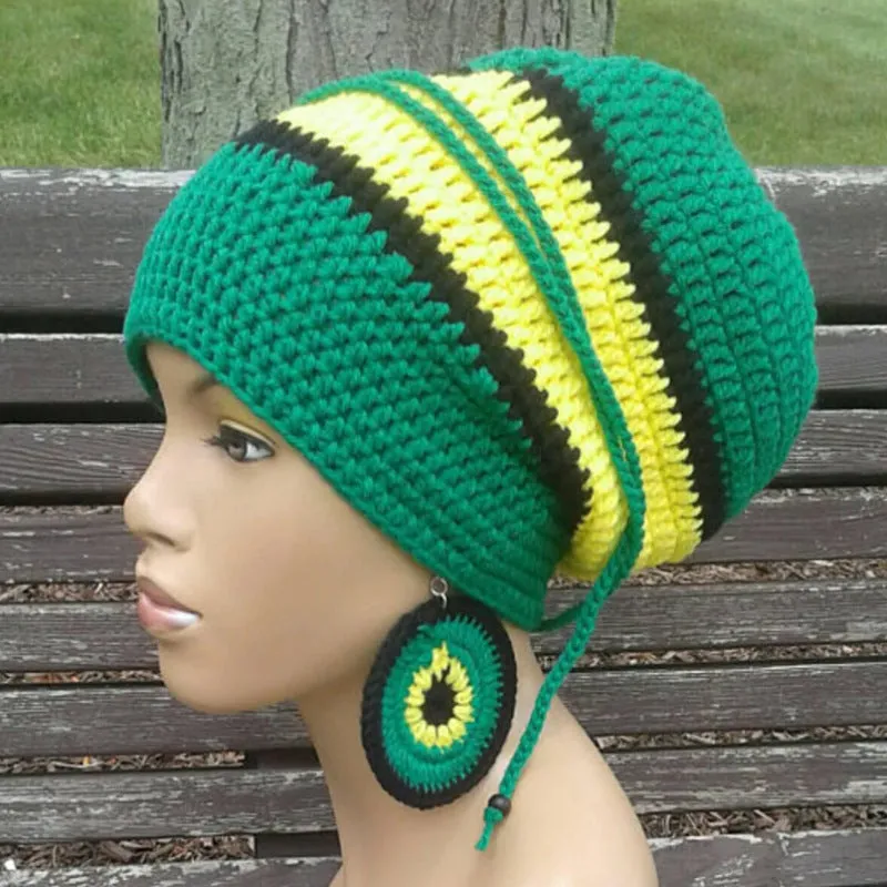 Unisex Rasta Beanie Hat-（Buy 2 save 15%）