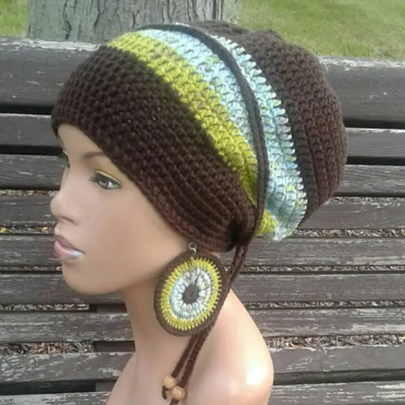 Unisex Rasta Beanie Hat-（Buy 2 save 15%）