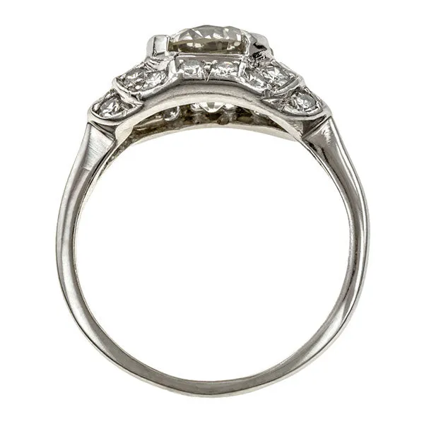 Vintage Engagement Ring, RBC 1.92ct.