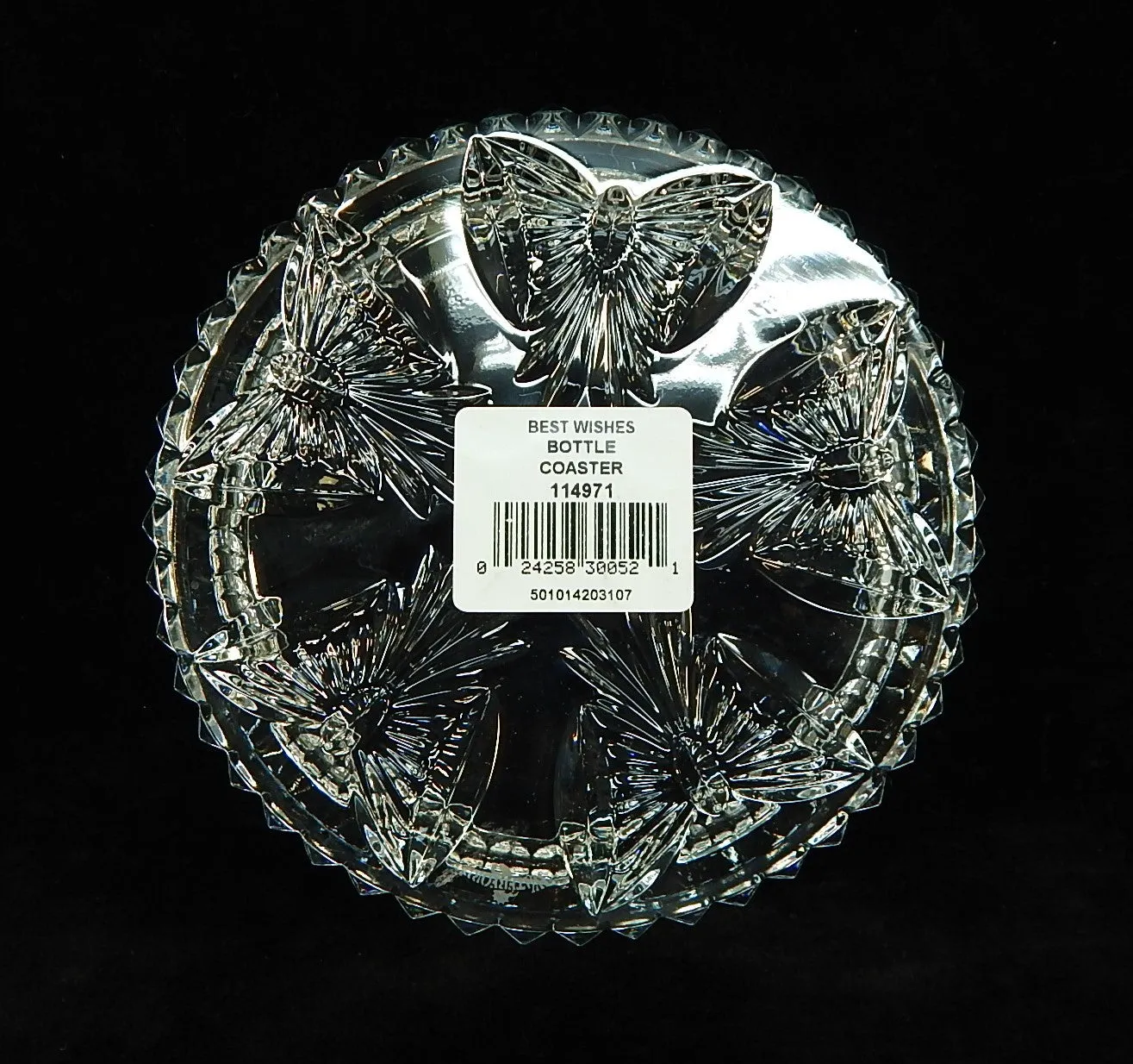 Waterford "Best Wishes" Wine Bottle Coaster - Brand New!