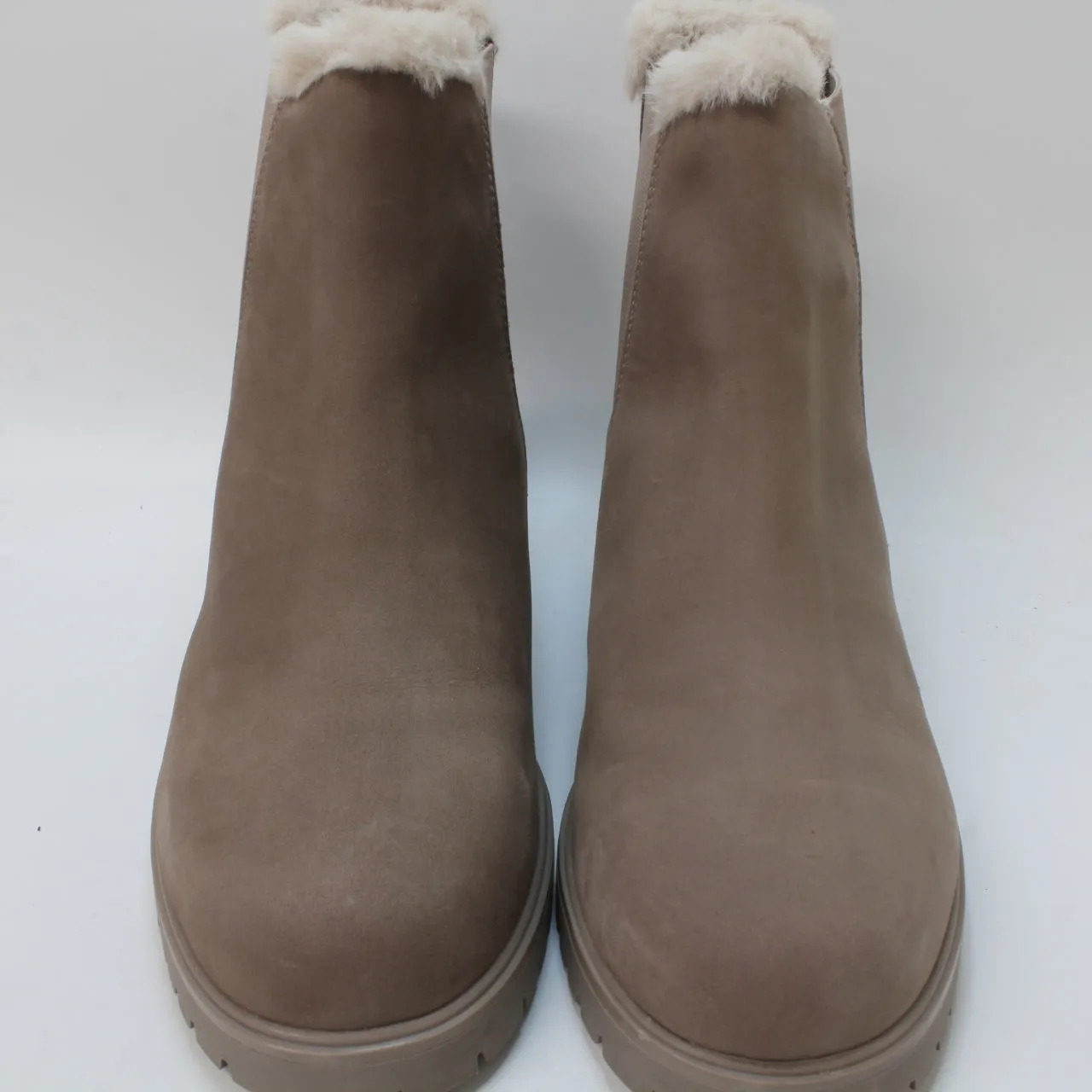 Womens Timberland Lyonsdale Chelsea Boots Taupe Grey Uk Size 5